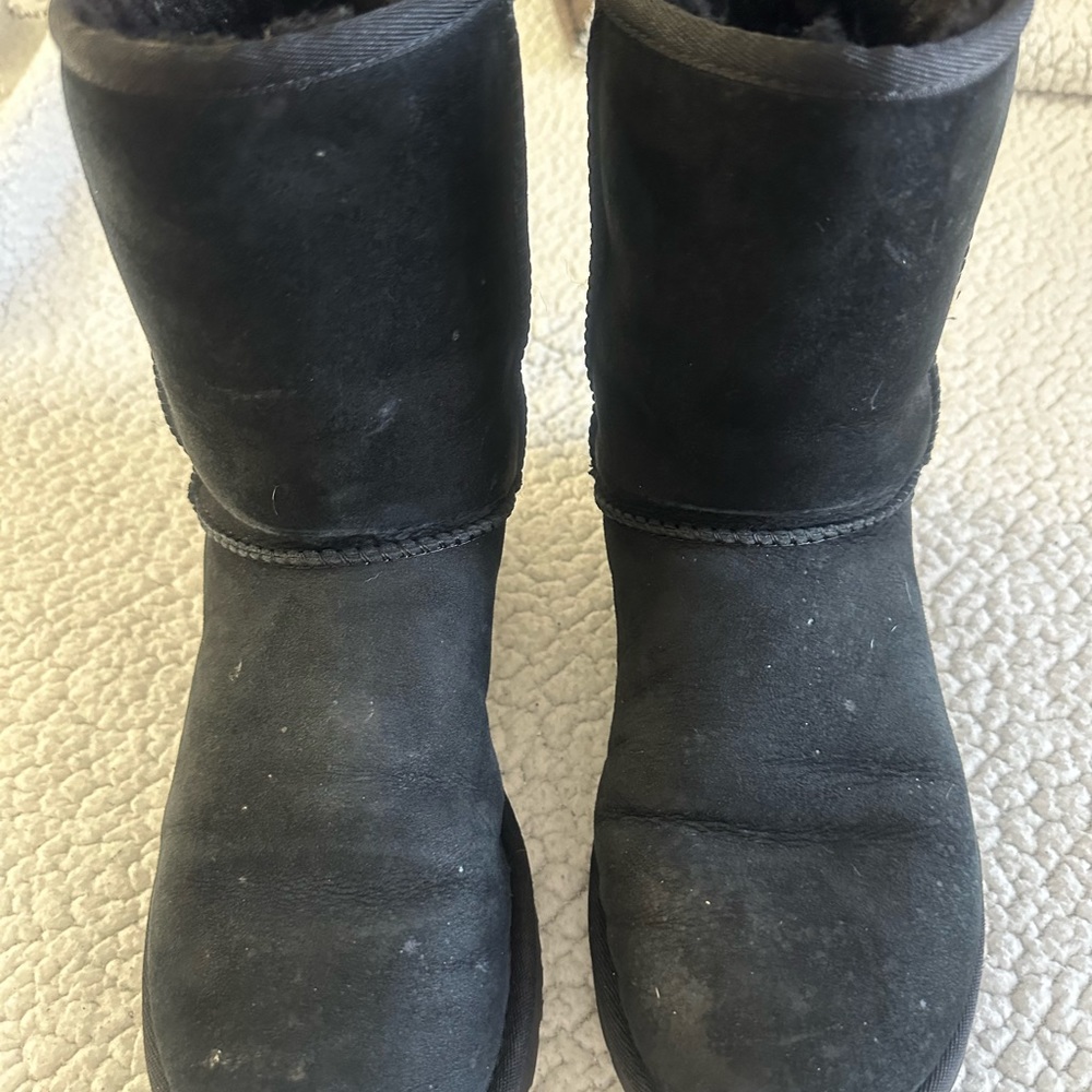 UGG Black Shearling Boots